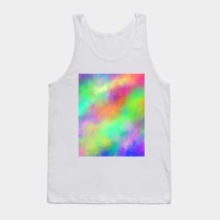 Rainbow Candy Wispy Sky Tank Top